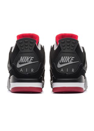 Мужские кроссовки найк джордан, air jordan 4 retro bred6 фото