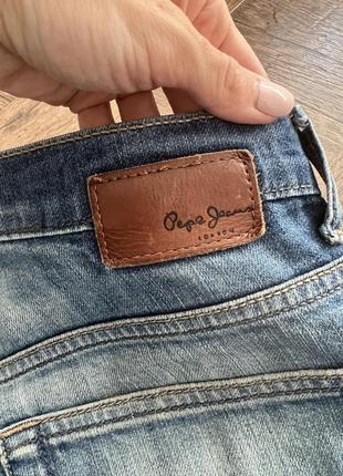 Джинсы легкие pepe jeans на змейке7 фото