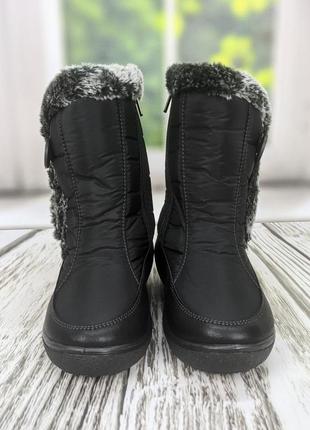 Жіночі дутики / черевики зимові на блискавці до -20\женские зимние сапожки2 фото