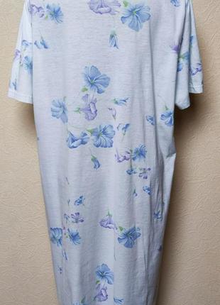 Ночная сорочка ночнушка цветочный принт diane von furstenberg /6407/5 фото