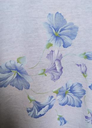 Ночная сорочка ночнушка цветочный принт diane von furstenberg /6407/6 фото