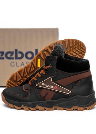 Чоловічі зимові шкіряні черевики reebok