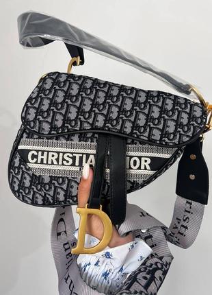 Женская сумка c. dior saddle