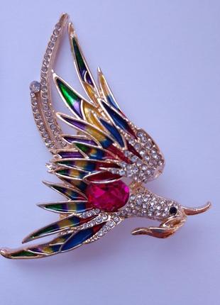 Очень красивые крупные броши с камнями