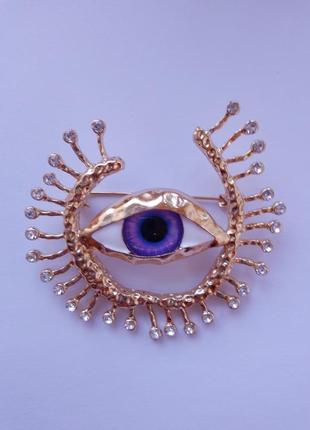 Очень красивые крупные броши с камнями