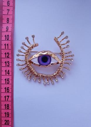 Очень красивые крупные броши с камнями