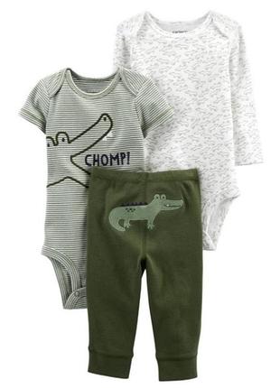 Костюм для малышей веселые попки картерс 3 в 1, carters