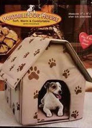 Домик для собак и кошек portable dog house будка большая2 фото
