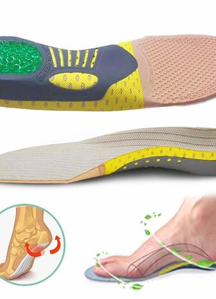 Стельки ортопедические для спортивной и для плоской обуви s (35-40 размер)1 фото