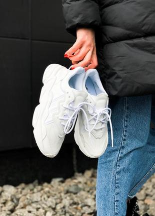 Кросівки adidas ozweego white кросівки7 фото