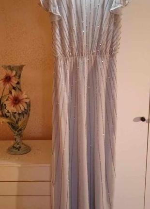 Вечернее коктейльное культовое качественное длинное платье от oasis xs-m3 фото