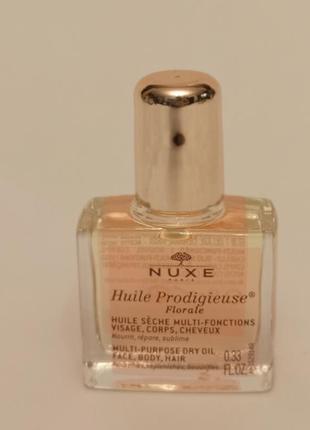 Nuxe huile prodigieuse florale мультифункціональна суха олія для обличчя, тіла та волосся, 10 мл2 фото