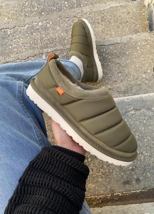 👟 тапочки угги ugg tasman lta khaki / наложка bs👟