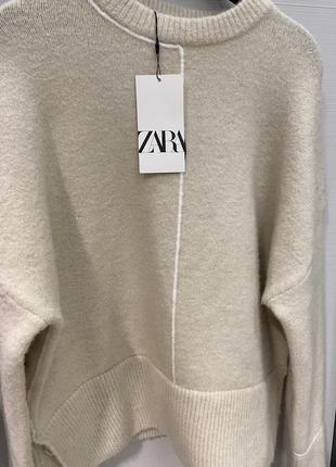 Свитер женский zara<unk> свитер акриловый женский
