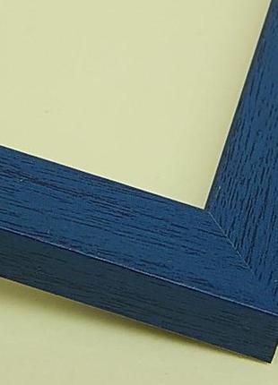 Рамка 50х50. профіль 20 мм. синій.для фото грамот дипломів