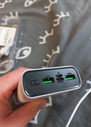 Портативна батарея power bank 20000mah 40w. швидке заряджання.