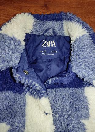 Стильная куртка - рубашка zara для девочки 9-12 лет2 фото
