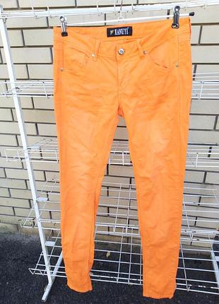 Брюки женские яркие стрейчевые, размер 27.