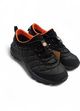 ❄️мужские кроссовки merrell ice cap moc termo черные с оранжевым (термо)❄️5 фото
