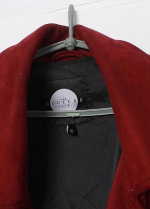 Мужская куртка косуха байкерская couture club бордовая 20235 фото