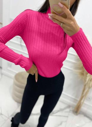 Гольф водолазка ткань: ангора-рубчик с ворсом цвета: марсала, темно-синий, ментол,...