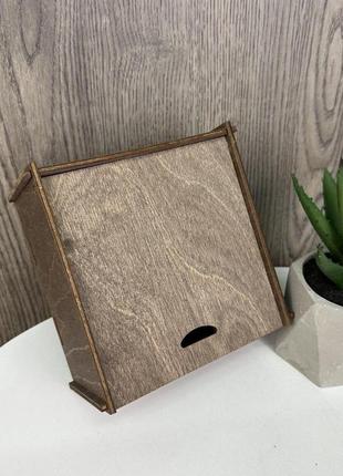 Дерев'яна подарункова коробка під ремінь, гаманець. дерев'яні коробки гурт і роздріб4 фото
