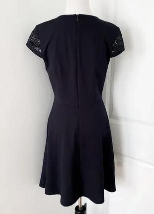 Черное платье h&amp;m мини кэжуал офисное4 фото