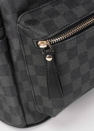 Женский городской рюкзак на плечи стиль луи витон, модный и стильный рюкзачок для девушек8 фото