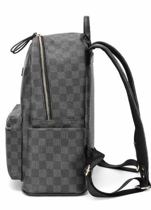 Женский городской рюкзак на плечи стиль луи витон, модный и стильный рюкзачок для девушек5 фото