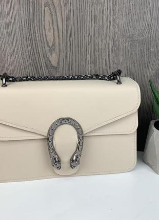 Женская мини сумка клатч в стиле гучи подкова, модная маленькая сумочка на цепочке2 фото