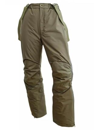 Брюки штани в оливі оригінал carinthia hig 3.0 (high insulation garment) trousers - olive, level 7 зимові тактичні