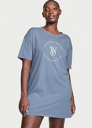 Котонова нічна сорочка victoria's secret