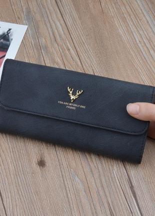 Стильний жіночий гаманець портмоне класичний1 фото
