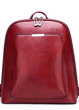 Стильный женский городской рюкзак сумка 2 в 1. качественный рюкзачек сумочка черный коричневый2 фото