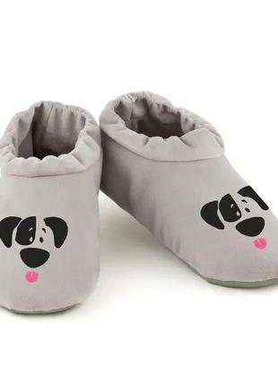 Детские комнатные сапожки с вышивкой собачка,детские тапочки собачки разные цвета и размеры