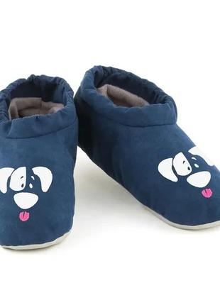 Детские комнатные сапожки с вышивкой собачка,детские тапочки собачки разные цвета и размеры