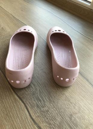 Балетки crocs, w9, 39-39,57 фото