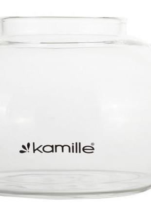 Чайник стеклянный заварочный kamille 800мл со съемным ситечком (0783m)4 фото