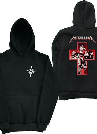 Толстовка худі металліка. metallica. рок 2xs-2xl