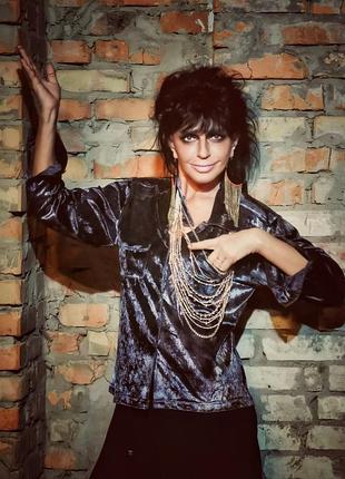 Велюровая рубашка бархатная ladies choice