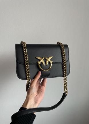 Сумка кожаная logo-patch backpack Gelb черная
