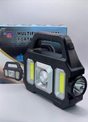 Мультифункціональний ліхтар kinsach solar multifunctional portable lamp yd2205b6 фото