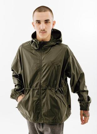 Мужская куртка nike m nsw air woven jacket  хаки xl (7ddx0140-355 xl)1 фото