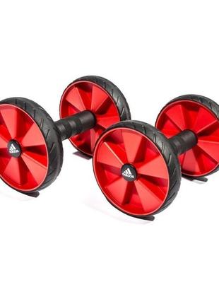 Ролики для преса adidas core rollers червоний уні one size adac-11604