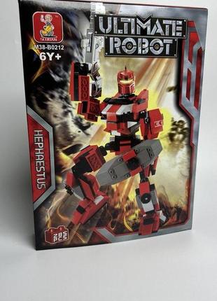Конструктор sluban ultimate robot "hephaestus" 285 деталей