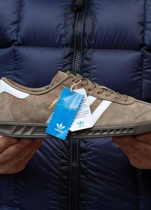 Кроссовки adidas hamburg brown5 фото