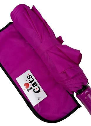 Детский складной зонт для девочек и мальчиков на 8 спиц "i♥cats" с кошками от фирмы...