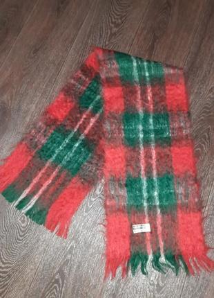 Мохеровый мужской винтажный шарф от grealway5 фото