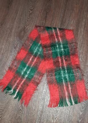 Мохеровый мужской винтажный шарф от grealway6 фото