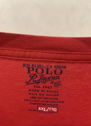 Лонгслив кофта свитер тонкий polo ralph lauren красный мужской3 фото